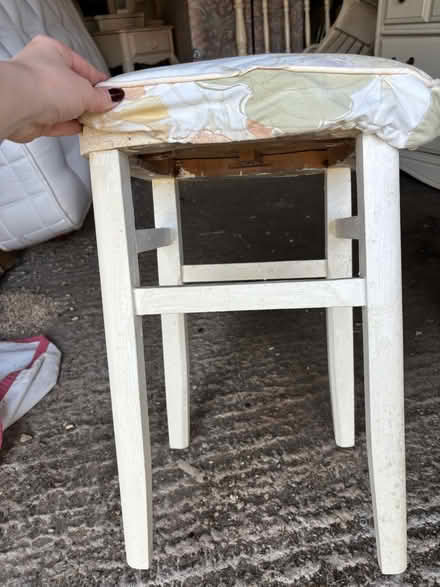 Photo of free Small Makeshift Padded Stool (Bs15 4ub) #2