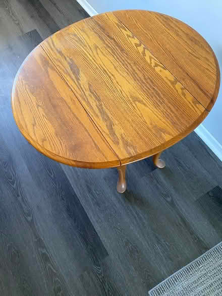 Photo of free Oak Side Drop Leaf Table (Near Parkville High School) #3