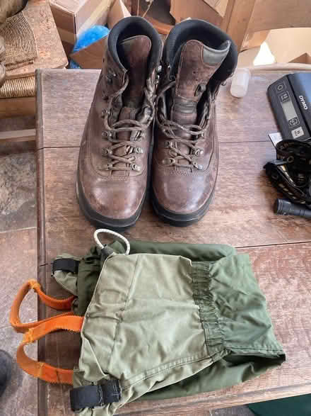 Photo of free Leather walking boots size 44 (Fairfield LA1) #3