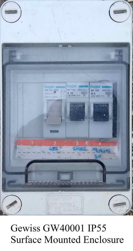 Photo of free Gewiss GW40001 IP55 Surface Mounted Enclosure (Salvington BN14) #1