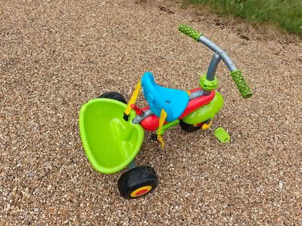 Photo of free kids trike with removable parent steering bar (Spring Barn BN7) #2