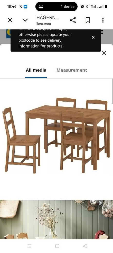 Photo of Dinning table and chairs (Goldthorn Hill WV2) #1
