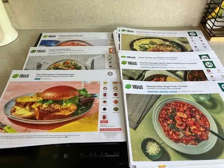 Photo of free Hello Fresh recipe cards (Stock CM4) #1