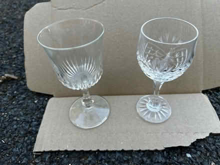 Photo of free Two small sherry type glasses (Wick. BH6) #1