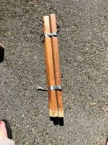 Photo of free Solid Oak Table Legs (Weston Park BA1) #1