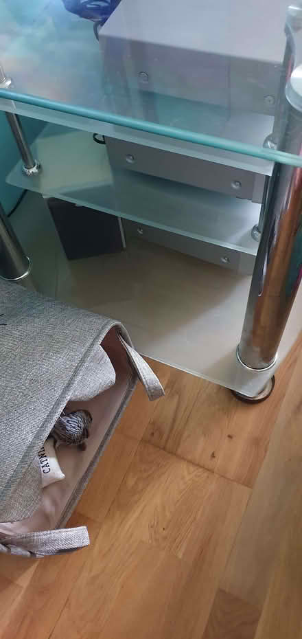 Photo of free Glass tv stand. Other items not included (Cippenham SL1) #2
