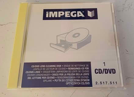 Photo of free CD/DVD lens cleaning disk (Bradbourne Lakes TN13) #1