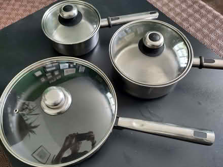 Photo of free Two saucepans and a frying pan (Dyke Road area BN1) #1