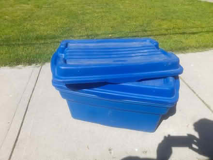 Photo of free Storage bins (Guelph Line and New Street) #3