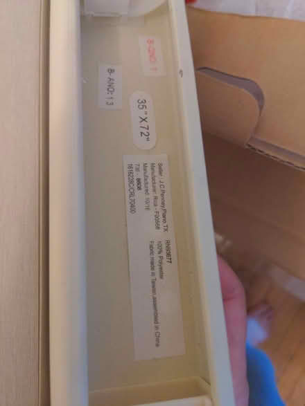 Photo of free Honeycomb shade, 35 x 72 inches (Morningside Heights/Claremont) #2