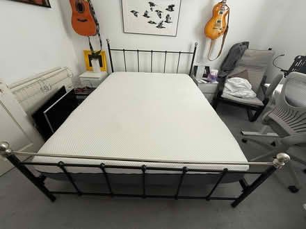 Photo of free Metal King Size Bed Frame (Earlswood, Redhill, RH1) #1
