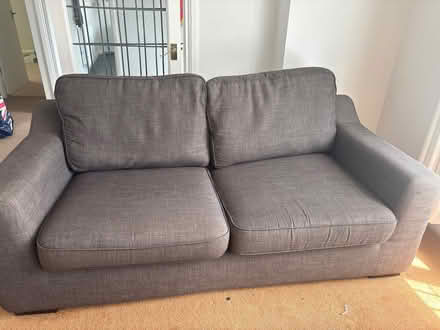 Photo of free Grey 3 seater sofa (Ashby de la Zouch LE65) #1