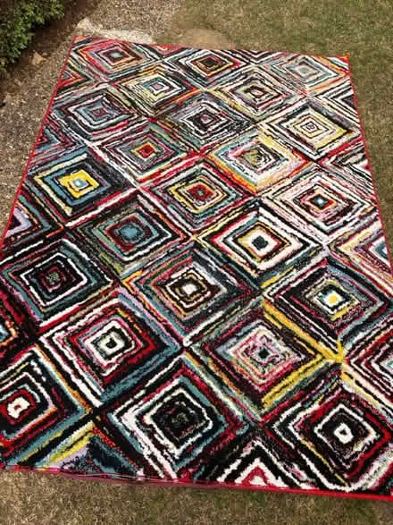 Photo of free Large colourful mat rug (Hertford SG14) #1