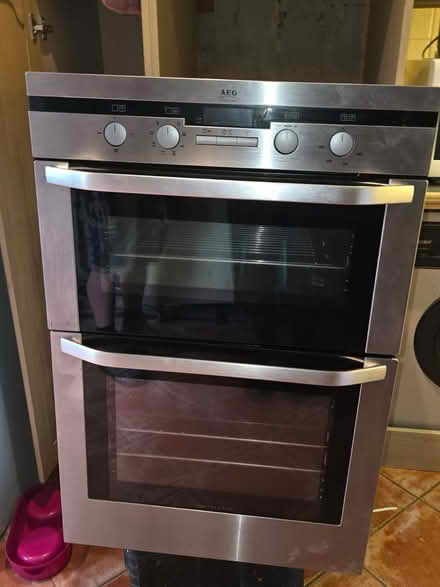 Photo of free Electric double AEG oven (Urmston M41) #1