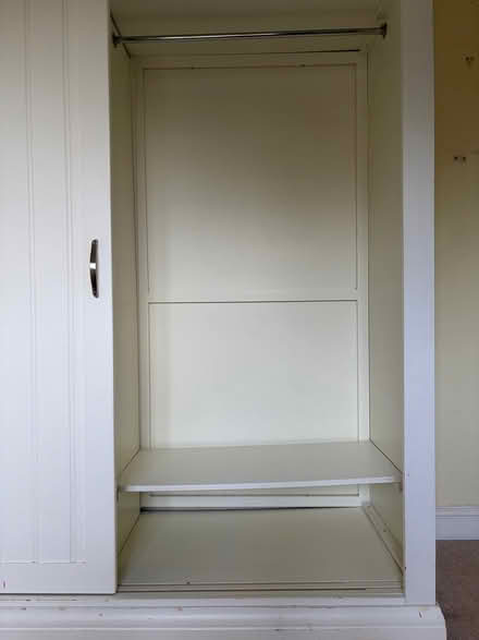 Photo of free Used sliding door wardrobe 184cm wide x 64cm deep x 2m tall (Royal Leamington Spa CV32) #2