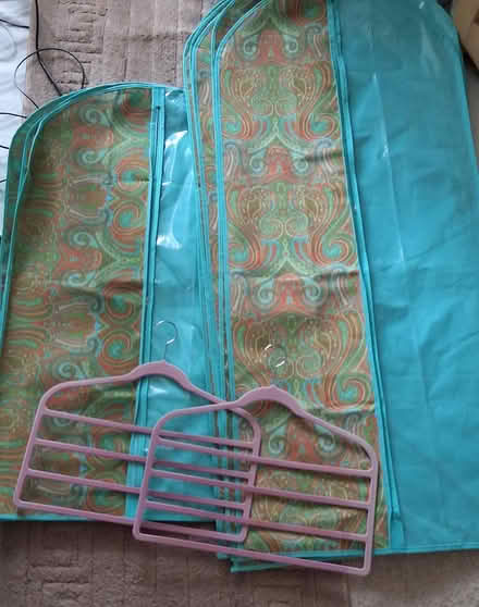 Photo of free Clothes covers & clothes hangers (South Acton) #1