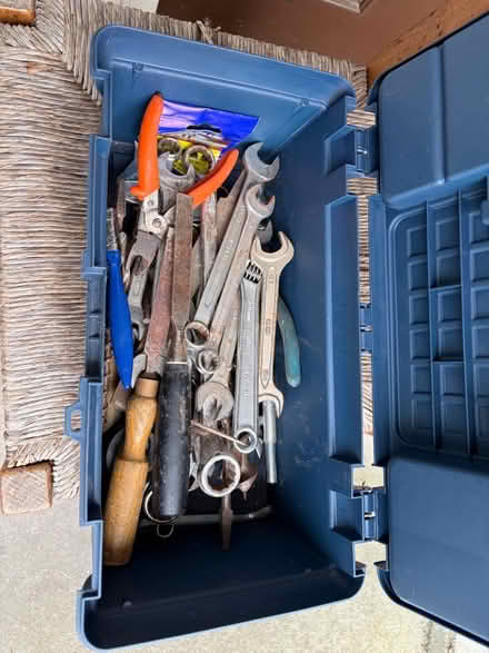Photo of free Plastic toolbox with spanners (Rosemount AB25) #3