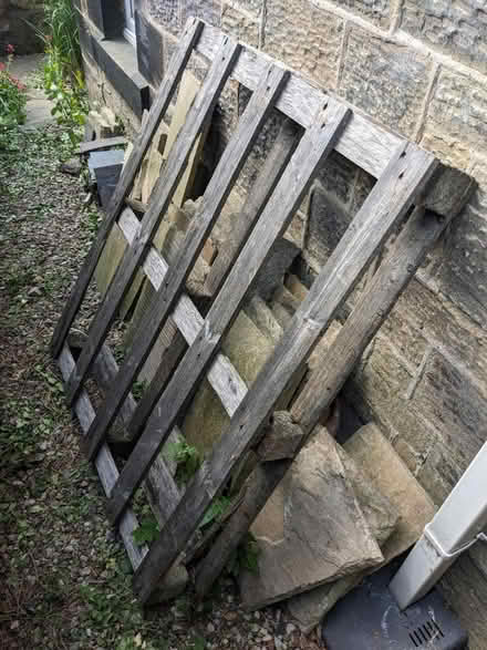 Photo of free Wooden pallet (Backworth, NE27) #1