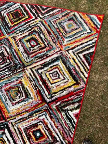 Photo of free Large colourful mat rug (Hertford SG14) #2
