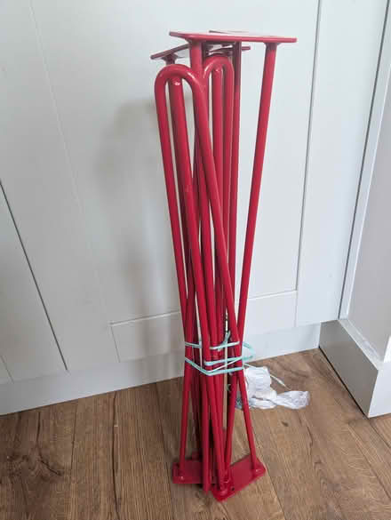 Photo of free Red Hairpin legs from Hairpin leg company (Royal Leamington Spa CV32) #1