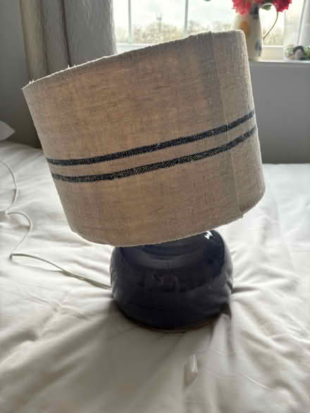 Photo of free Blue ceramic lampshade (Potters Bar EN6) #2
