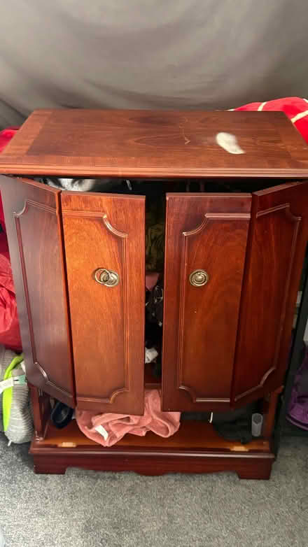 Photo of free Wooden Storage Cabinet / TV Unit (North Walsham NR28) #1