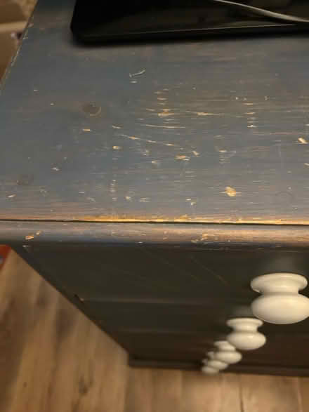 Photo of free Blue Wooden Chest of Drawers (Camden Town NW1) #3