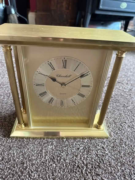 Photo of free Churchill mantel clock (Ashford TW15) #1