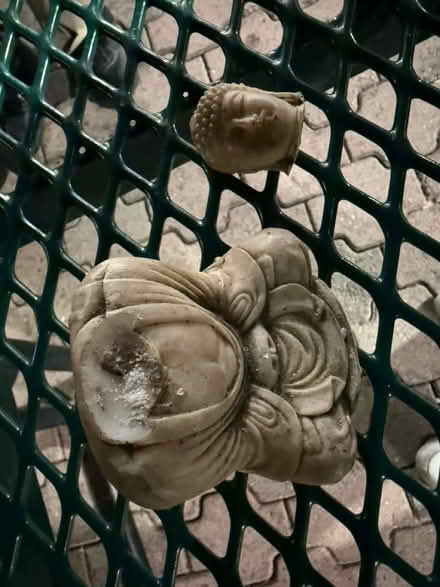 Photo of free Small stone Buddha statue (1075 Valencia Avenue) #3