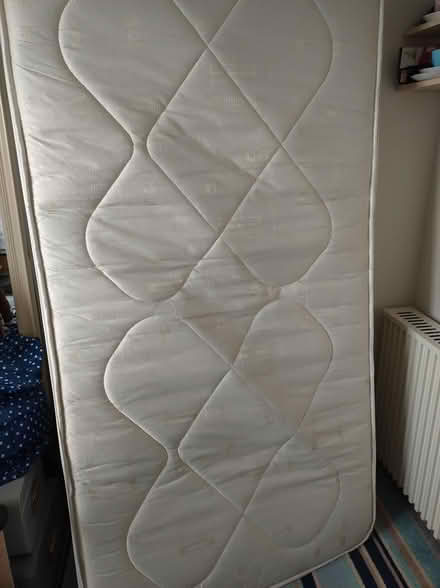 Photo of free Single pine bed & mattress (Great Totham) #4