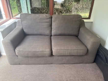 Photo of free Grey 2 seater sofa (Ashby de la Zouch LE65) #1