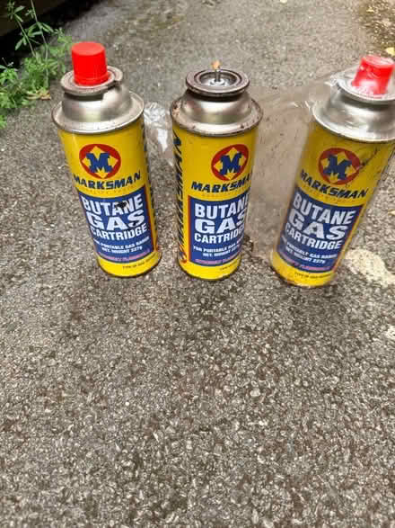 Photo of free Butane gas canisters (Chesterfield S41) #1