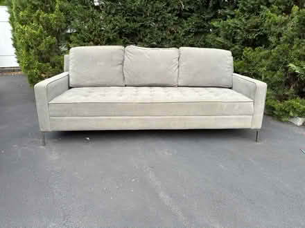 Photo of free Gray mid century modern couch (Glenbrook, CT) #2