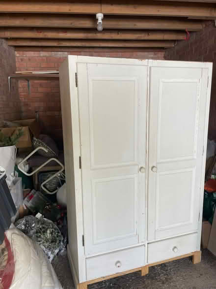 Photo of free Pained pine wardrobe (Alderley Edge SK9) #3