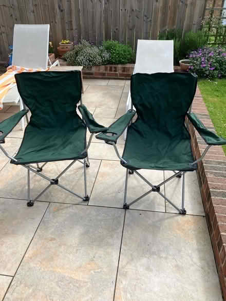 Photo of free Garden chairs x2 (East Hartburn TS18) #1