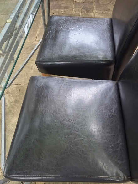 Photo of free Glass top table 4 chairs (Cheltenham) #3