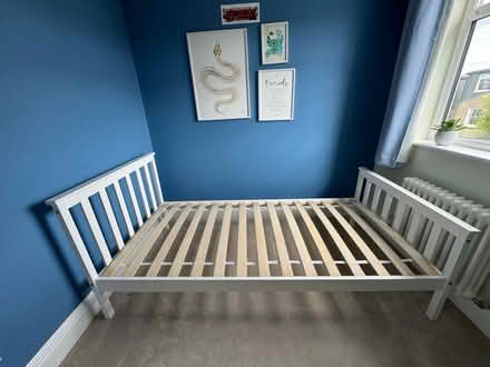 Photo of free Wooden single bed (Wimbledon park) #1