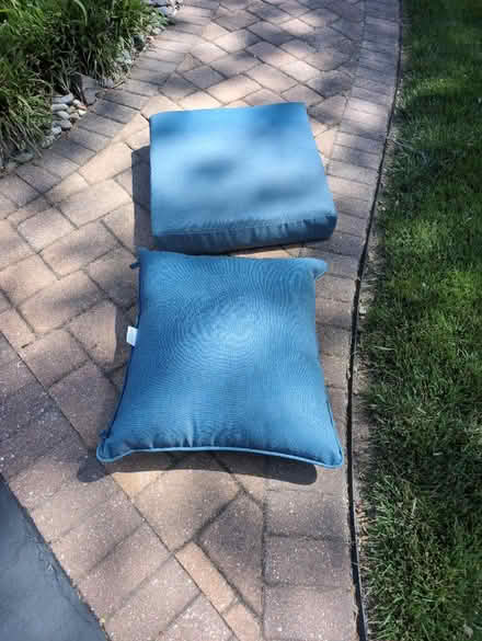 Photo of free Ourdoor Cushions - Blue (Buckingham, PA 18902) #2