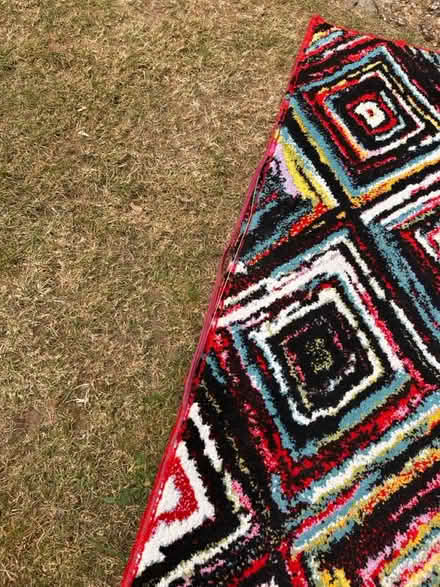 Photo of free Large colourful mat rug (Hertford SG14) #4
