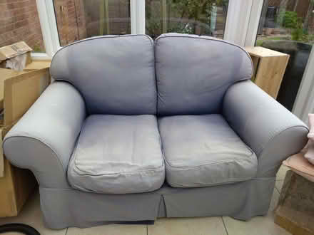 Photo of free Two 2-seater sofas - faded but comfy (West Haddon NN6) #2