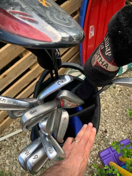 Photo of free golf clubs and bag (Combe Down BA2) #4