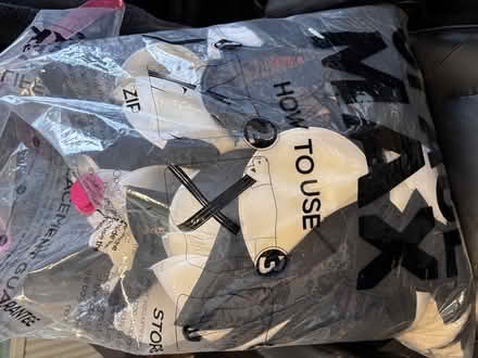 Photo of free Large bag of covered shoulder pads, black and white (East Croydon CR0) #3