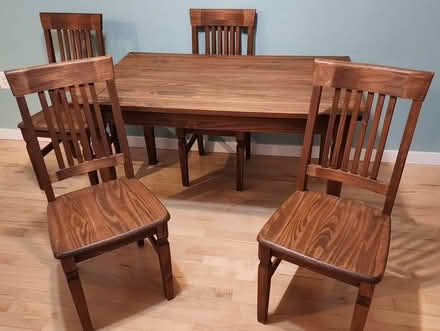 Photo of free Table and chairs (Cleveland park) #1