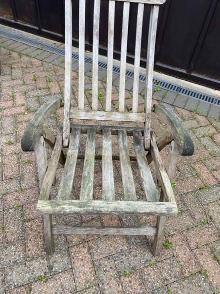 Photo of free Wooden garden chairs (Heald Green SK8 3) #2