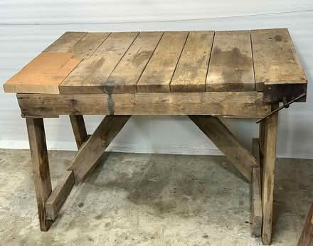 Photo of free Sturdy wooden work bench (Aurora) #1