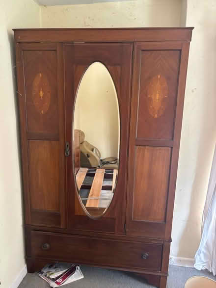 Photo of free Wardrobe - mahogany (Standlake, Oxfordshire) #1