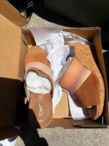 Photo of free Tom’s wedge shoes (EC Near Harding Elementary) #1