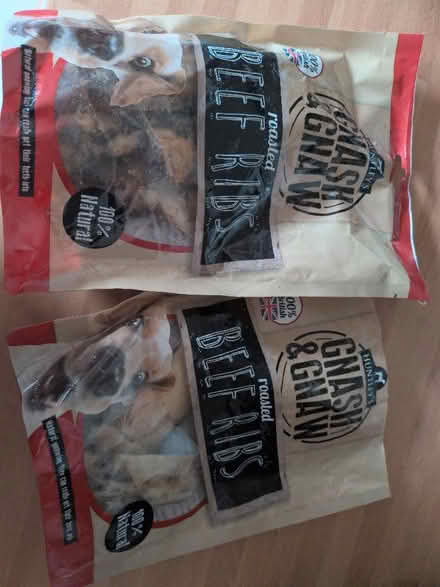 Photo of free Dog treats roasted beef ribs (Shippon OX13) #1