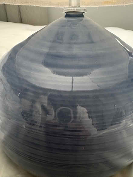 Photo of free Blue ceramic lampshade (Potters Bar EN6) #3
