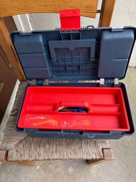 Photo of free Plastic toolbox with spanners (Rosemount AB25) #1